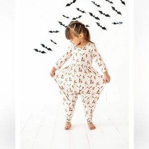 Wildwoven lunar neutral bats TENCEL bamboo  Modal Bat and Moon twiggy romper
